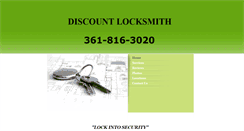 Desktop Screenshot of ccdiscountlocksmith.com